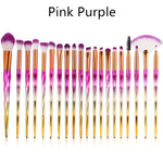 20PCS Unicorn Beauty Makeup Brushes Tool Set Blending Cosmetic  Powder Eye Shadow Brush