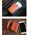 men's women leather coin wallet