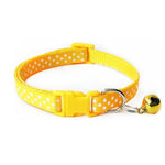 Nylon with Bell Pet Cute Fashion Round Dot Print Dog Cat Puppy Charm Adjustable Lovely Safety Collars 1PC New Buckle