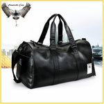 FX High Quality PU Leather Sports Bags Gym Bags Man Women Classic Sports Hand Bag Fitness Travel Bags Workout Bag Shoes Storage