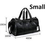 FX High Quality PU Leather Sports Bags Gym Bags Man Women Classic Sports Hand Bag Fitness Travel Bags Workout Bag Shoes Storage